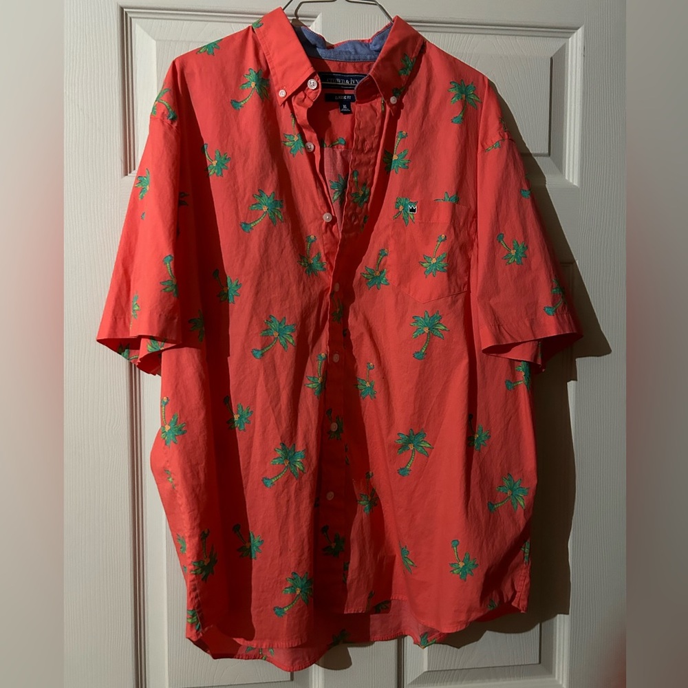 Crown & Ivy XL Classic Fit Short Sleeve button down short